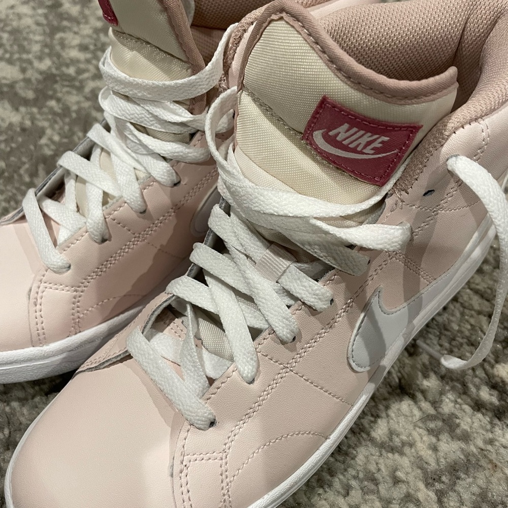 Nike Women's Blush Pink High-Top Sneakers